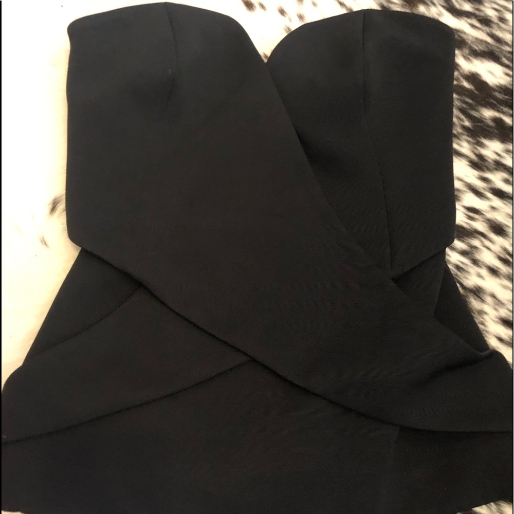 Black, Sculpted, Showstopper Top